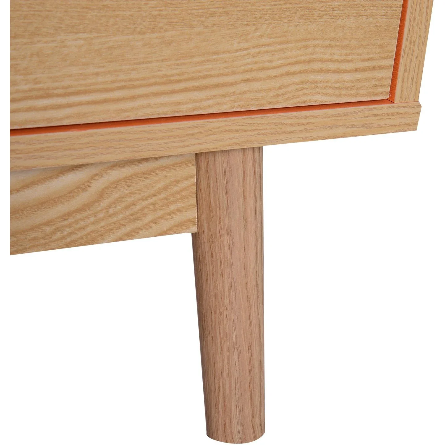 Fernsehtisch Fernsehschrank Lowboard TV-Schrank Retro-Stil Holz 130 x 38 x 46,5 cm - 9
