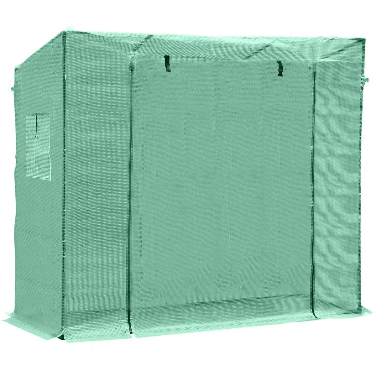 Gewächshaus mit Fenster grün transparent - 3