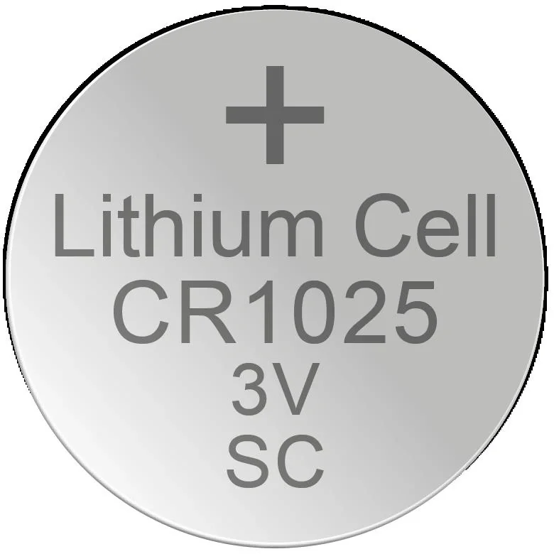 Lithium Knopfzelle CR1025, 3 Volt - 5 Stück - 2