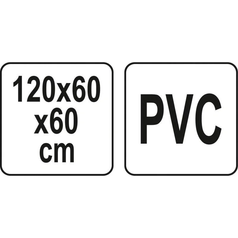 FLO Gewächshaus - PVC - 120x60x60 cm - 2