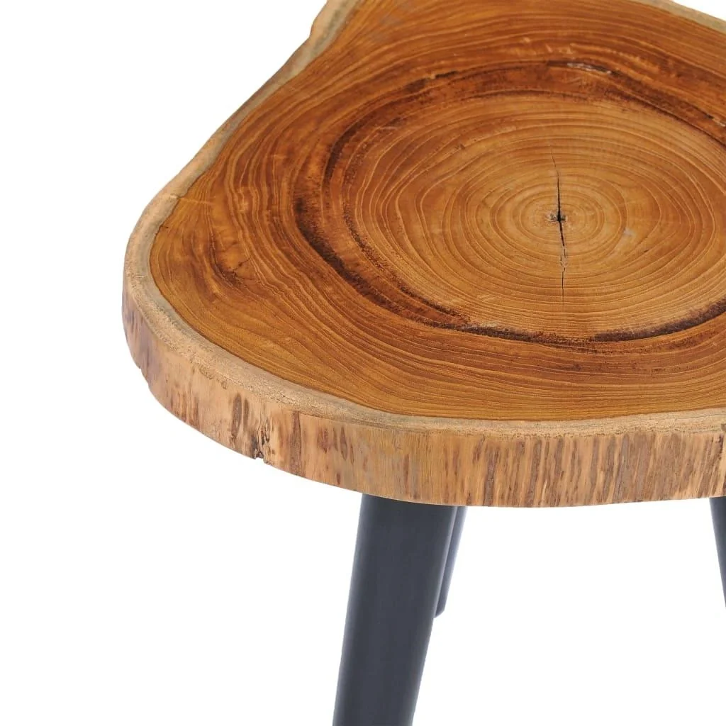 Couchtisch 40x45 cm massiv Teak - 6