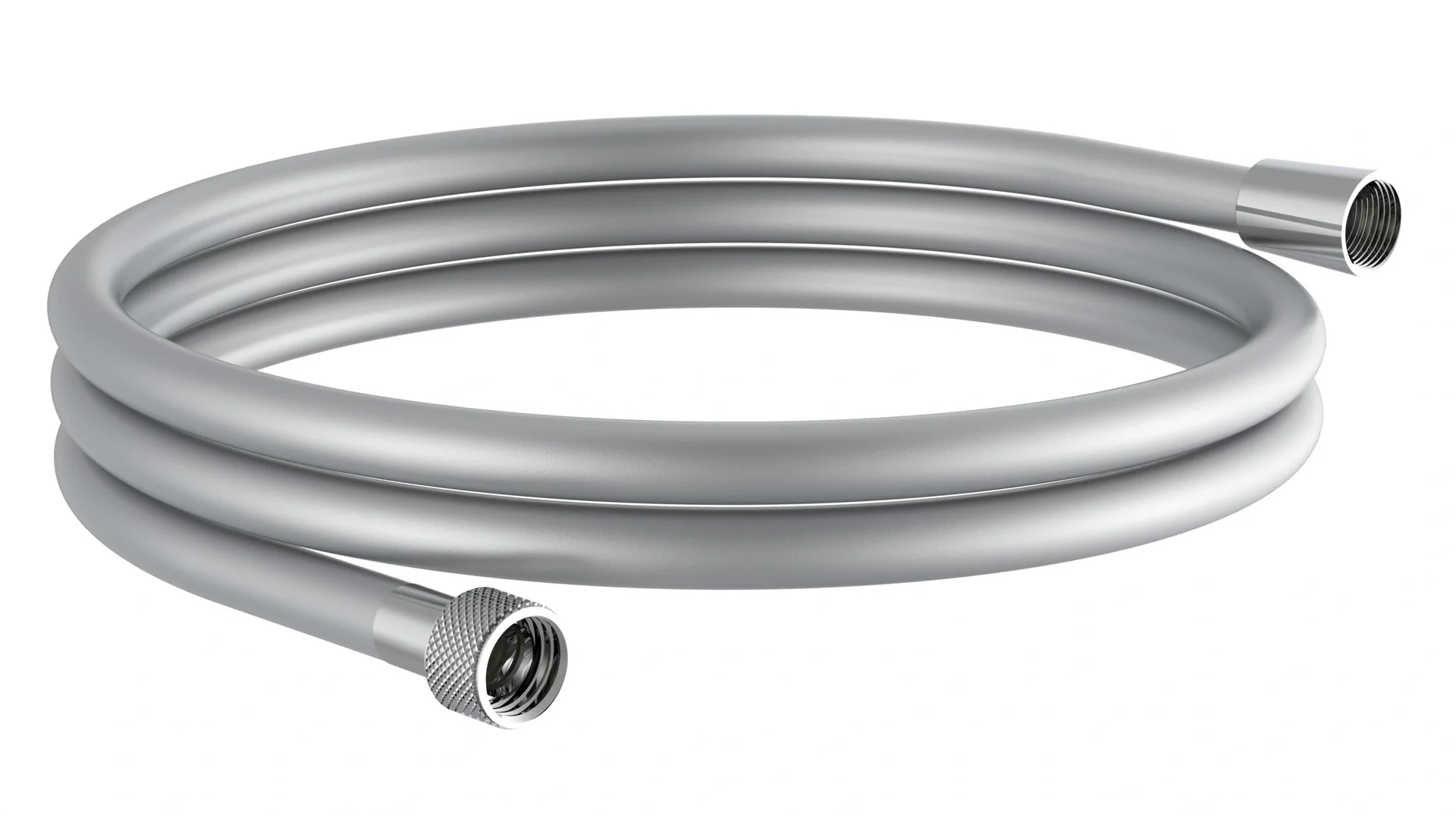 Brausenschlauch "HOGAFLEX K-7", Kunststoff, Silberfarben, 200 cm - 1