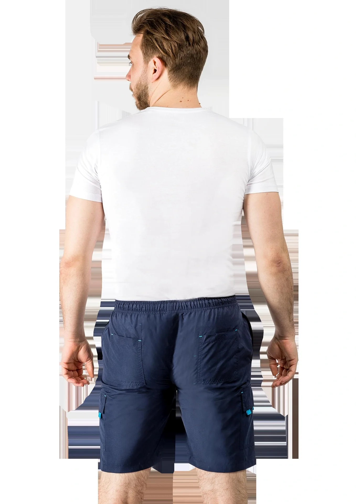 Cargoshort mit Gummizug, Farbe marine Gr.XL - 4