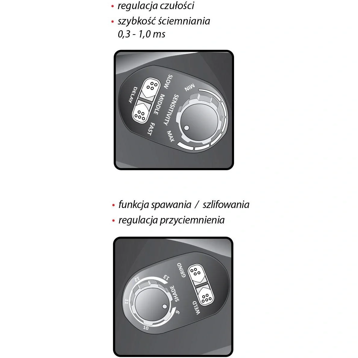 Automatisch/ selbstdimmender Schweißerhelm - DIN 9-13 - 8