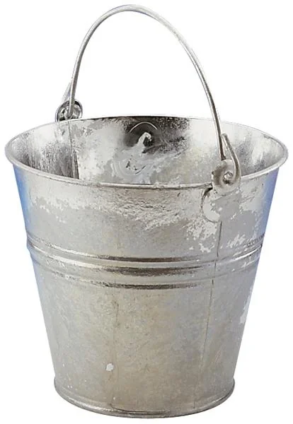 Eimer 14 l, Stahlblech verzinkt - 1
