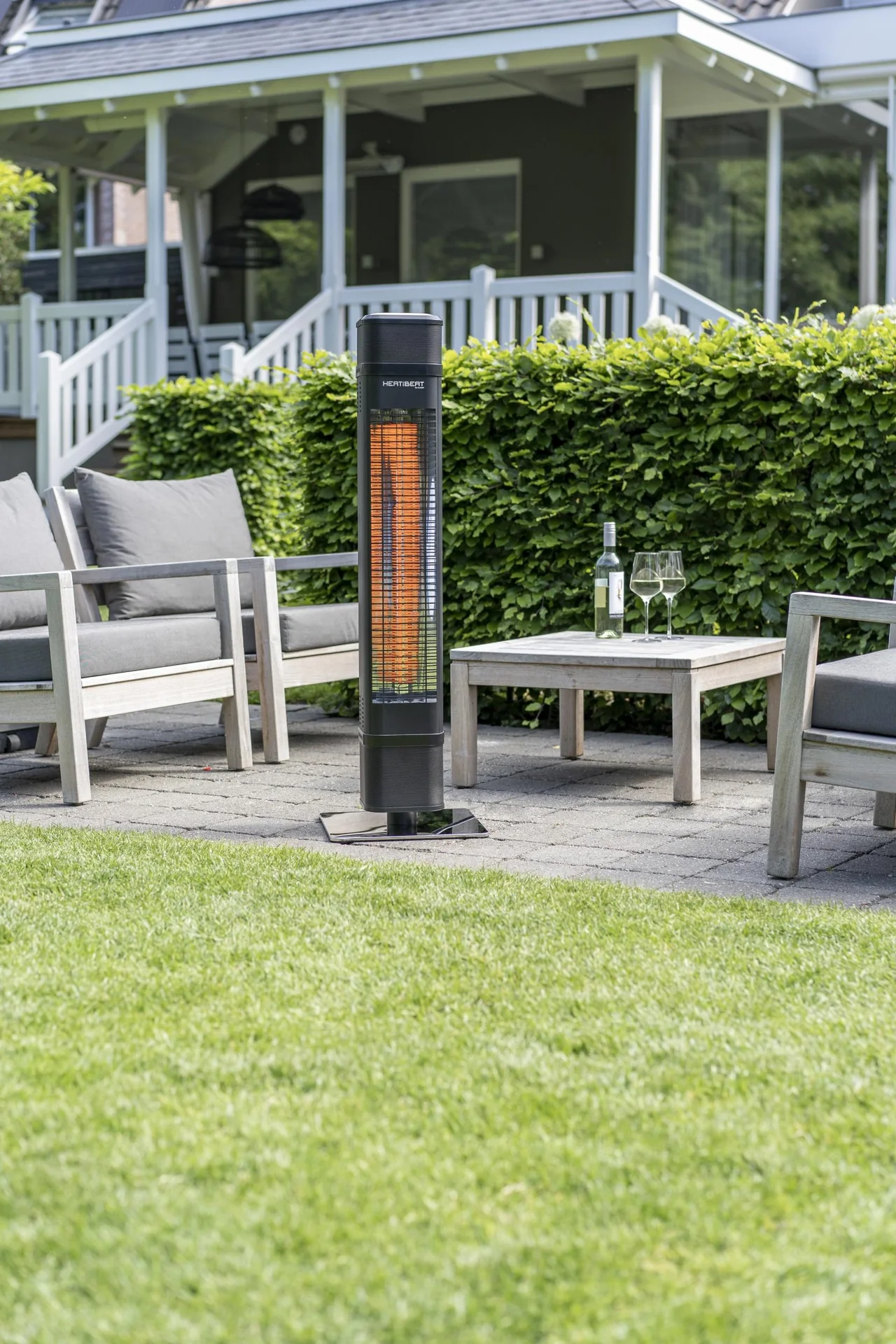Terrassenheizer Heat and Beat Tower, stehend mit integriertem Lautsprecher - 11