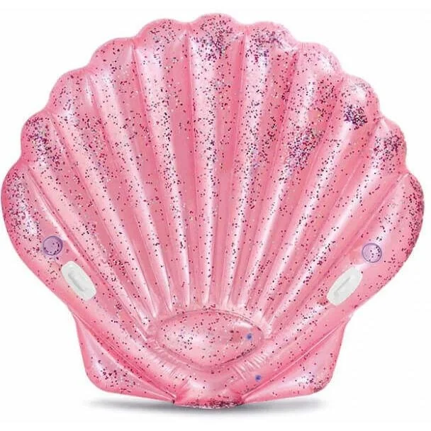 Rosa zeeschelp Luftmatratze 178 x 165 x 24 cm - 1