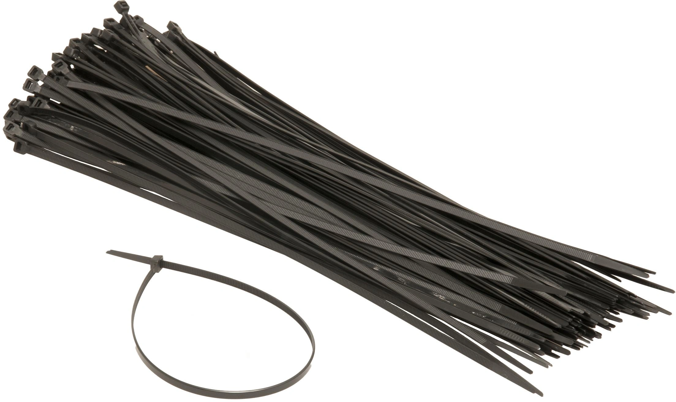 Kabelbinder Set, Länge 37 cm - 4,8mm, Inhalt 100 Stück - 1