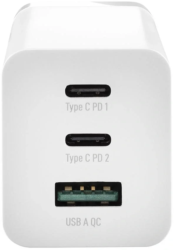 High Speed Charger GaN, 2 x USB-C / 1 x USB-A, 65 Watt - 4