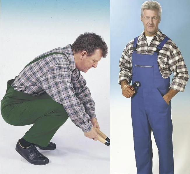 Latzhose mit Dehnzone, Farbe grau, Gr.48 - 2