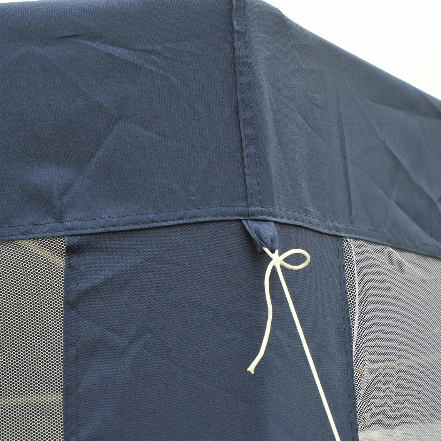 Pavillon Gartenpavillon 6-eckig blau 3,9m x 3,9m - 7