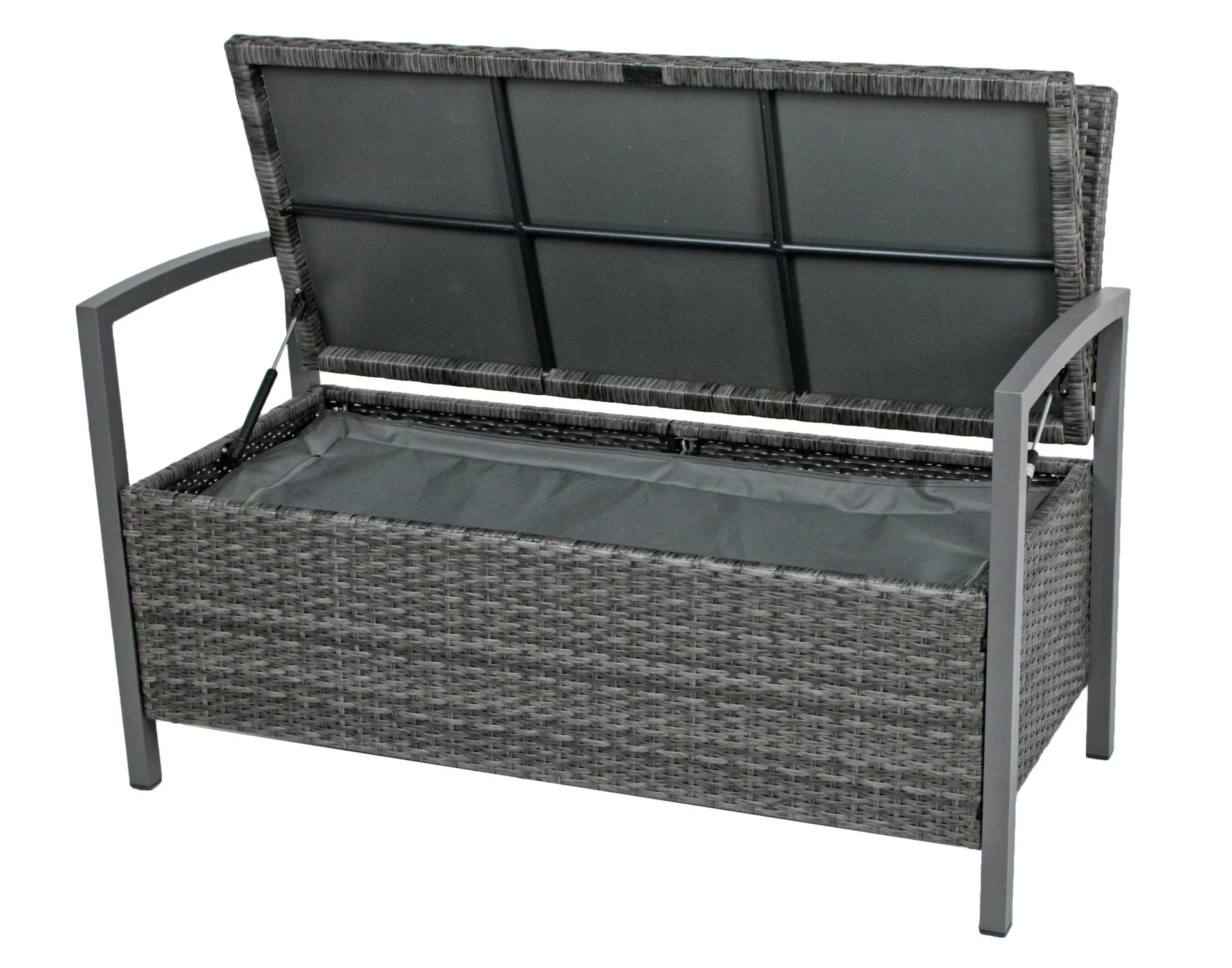 Gartenbank "Ferrara" dunkelgrau - 12