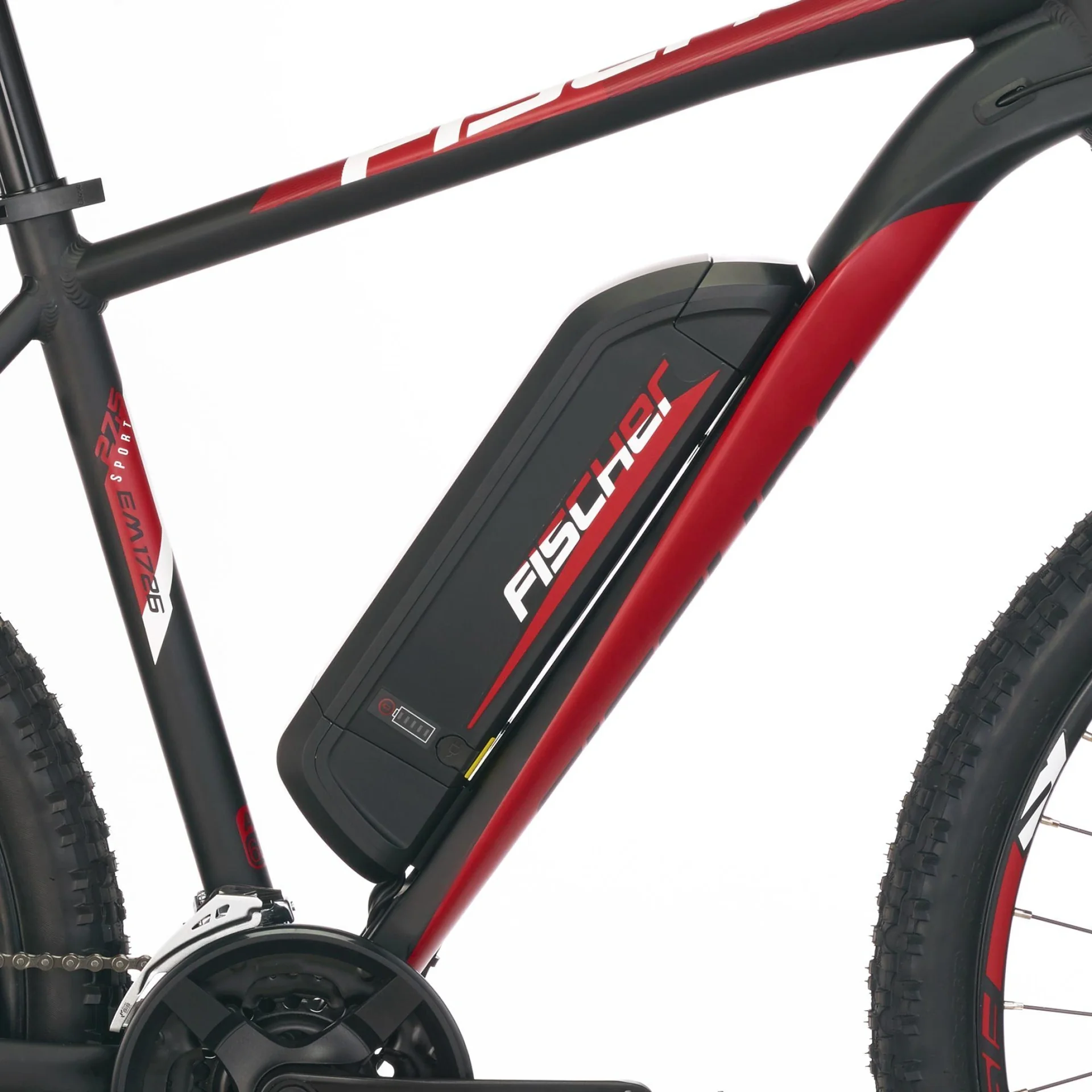 Unisex E-Bike MTB, 27,5 Zoll, Rahmengröße 48cm, 10-Gang Kettenschaltung, schwarz matt, MONTIS EM 1726 - 1