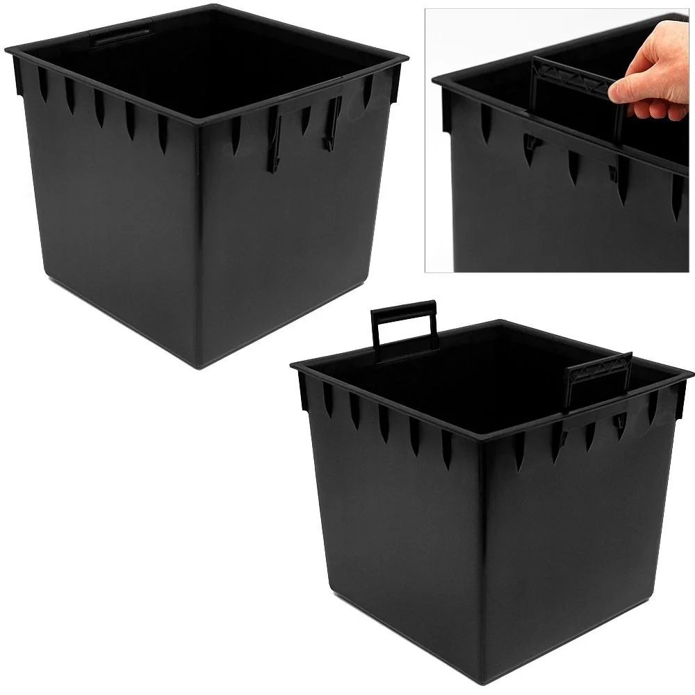 Blumentopf Rato Low anthrazit mit Innentopf 64L 39x39x40,5cm - 4