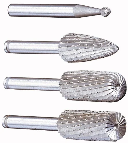 Feilen Satz HSS 4 tlg. für Rotier - Fräsen - 2