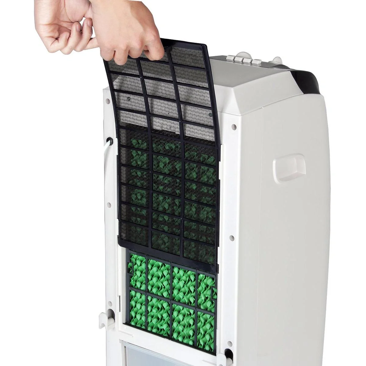 Mobiles Klimagerät weiß/schwarz 5L inkl. Timer, Fernbedienung & 2 Kühlelemente - 7