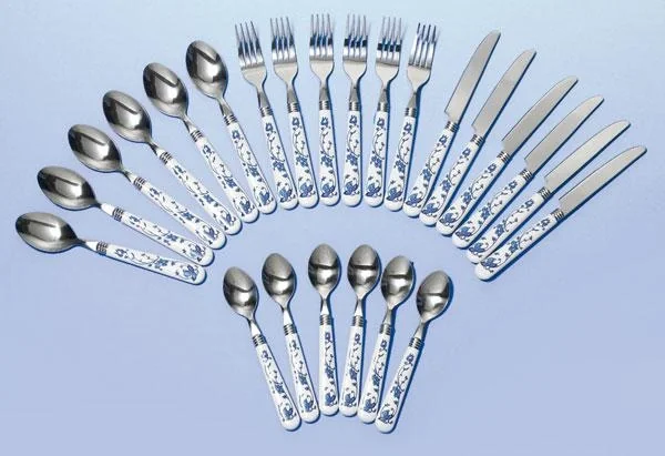 Besteck, 24tlg., Zwiebelmuster - 2