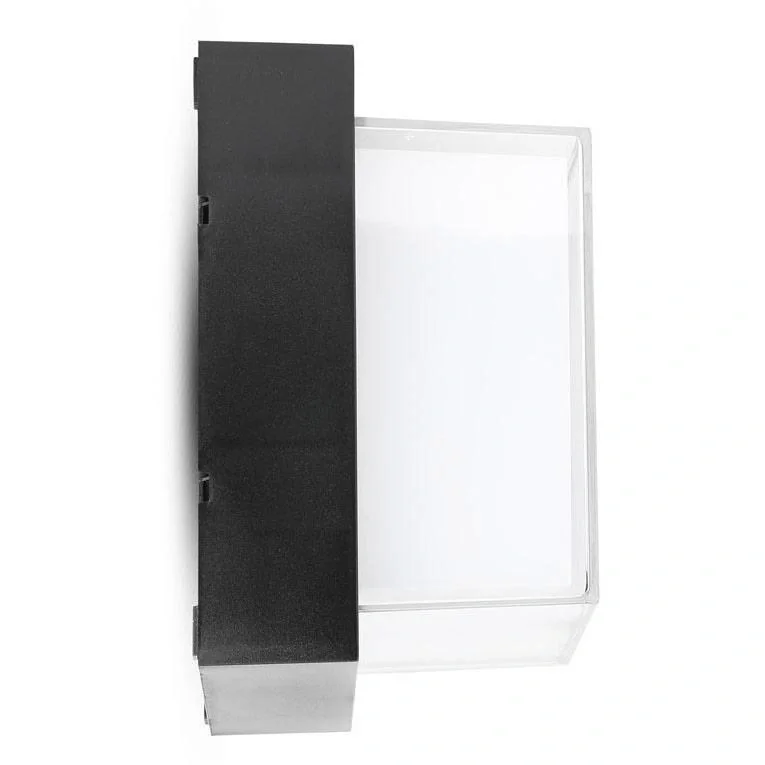 VT-831 LED-Wandleuchte - 7W - 3000K - 400 Lumen - Schwarz - Quadrat - 8
