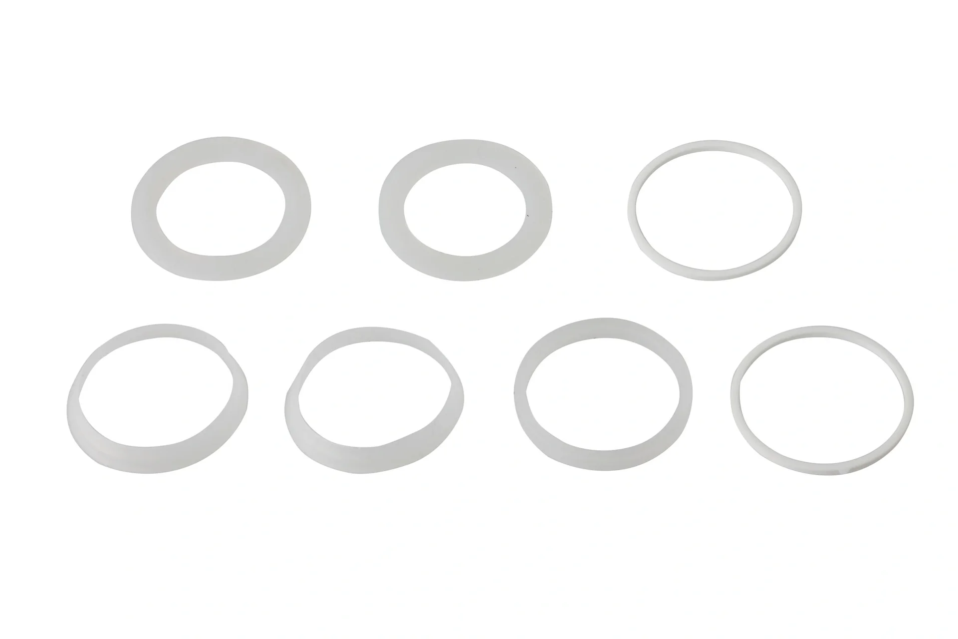 Siphondichtung-Sortiment, Silikon, 1 1/2" x 40 mm, für Spültisch, 7 Stück - 1