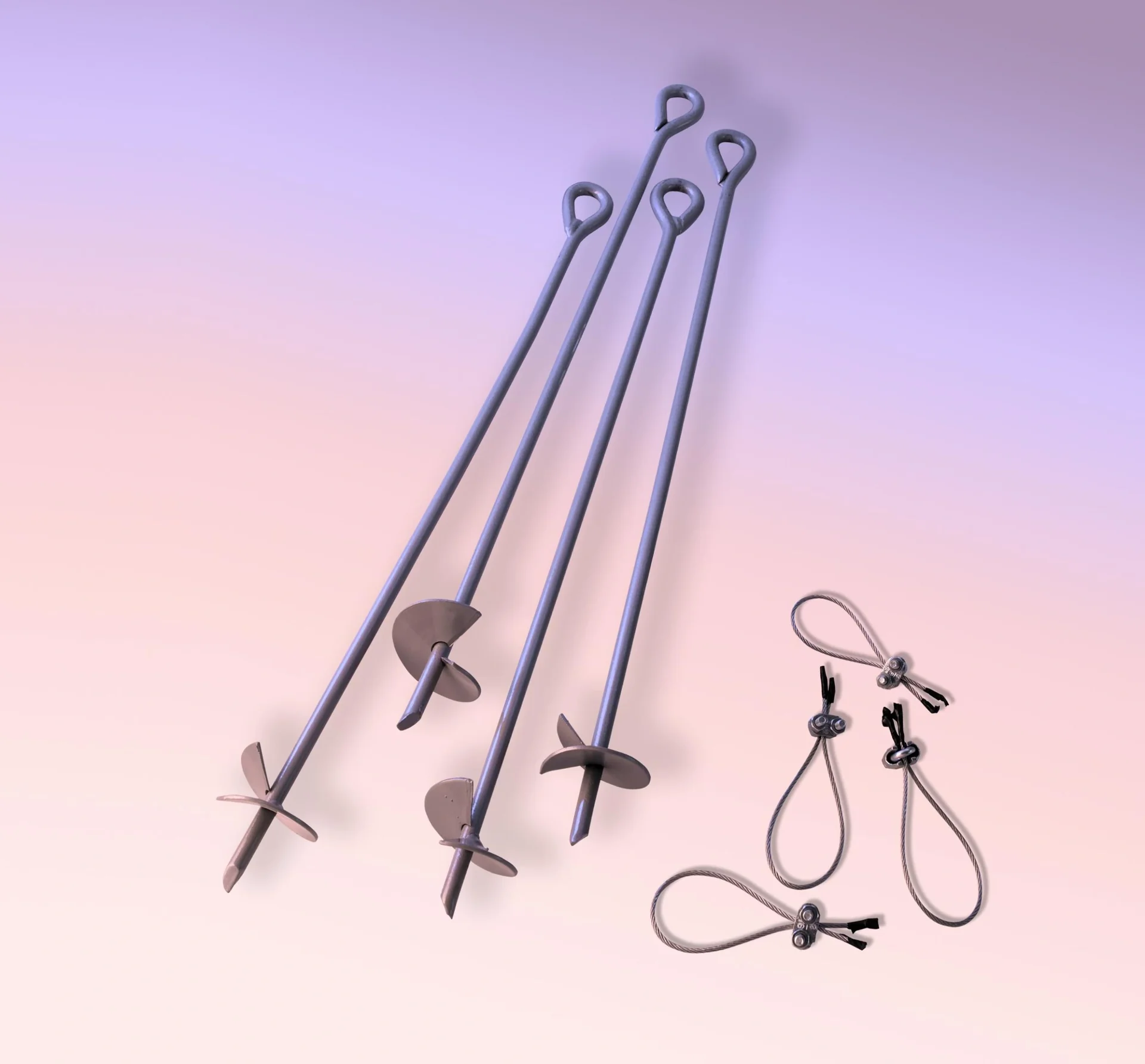 Sturmanker 76cm Länge, 4 Stk. - 2