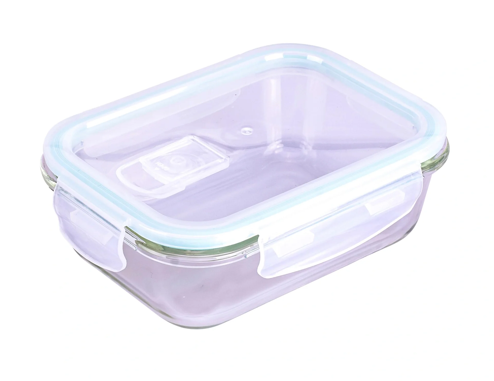 Glasfrischhaltedose mit Mikrowellendeckel rechteckig 620 ml - 2