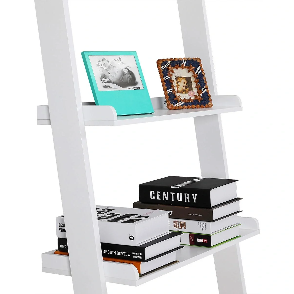 Wandregal weiß mit 5 Böden 180 x 64 cm - 8