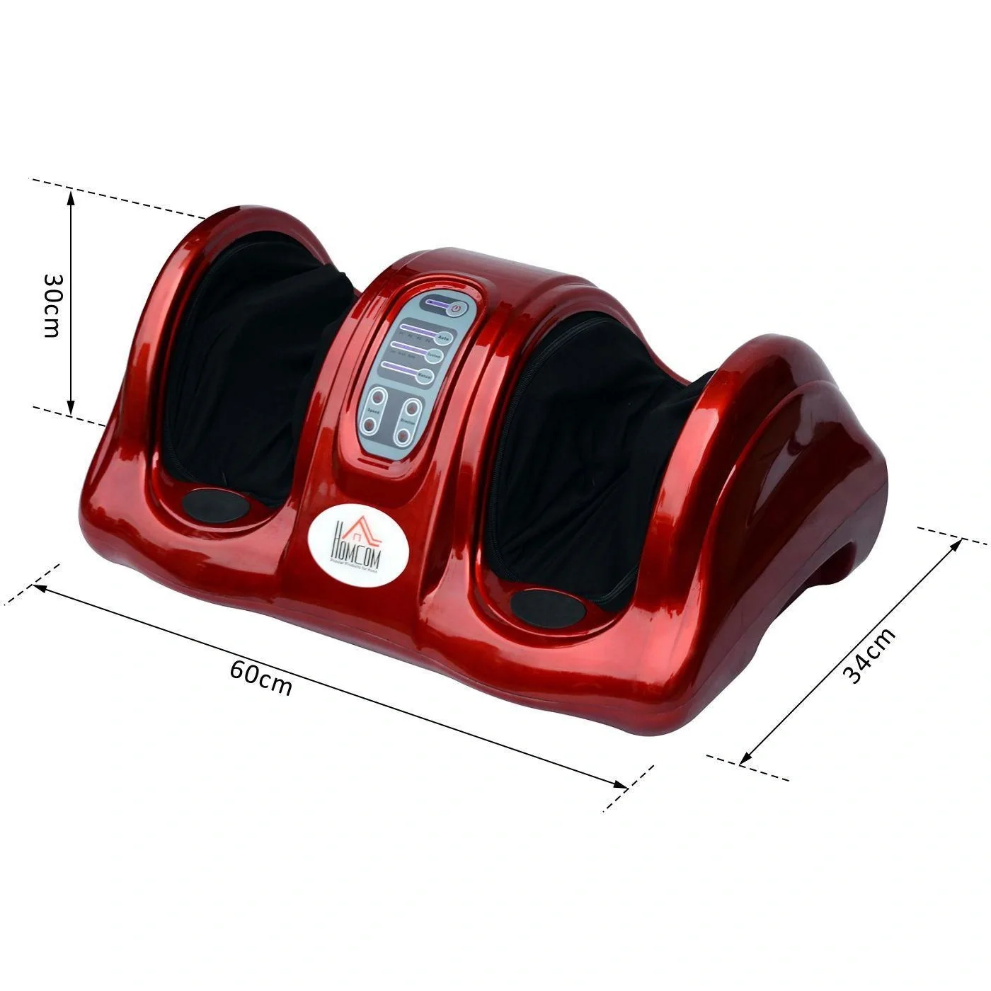 Fußmassagegerät Reflexzonenmassage mit Fernbedienung Rot - 4