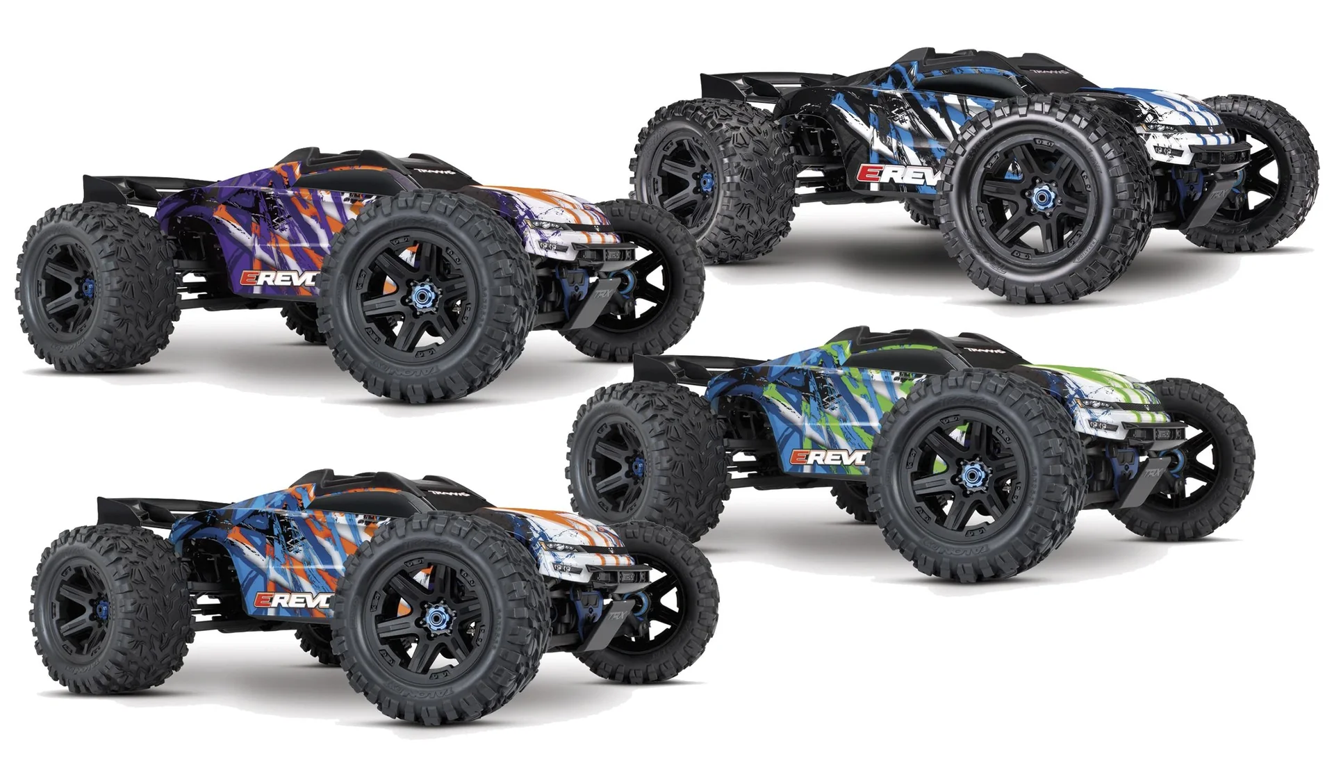 E-Revo BL 2.0 4x4 VXL blau RTR ohne Akku/Lader 1/8 4WD Racing Truck Brushless - 8