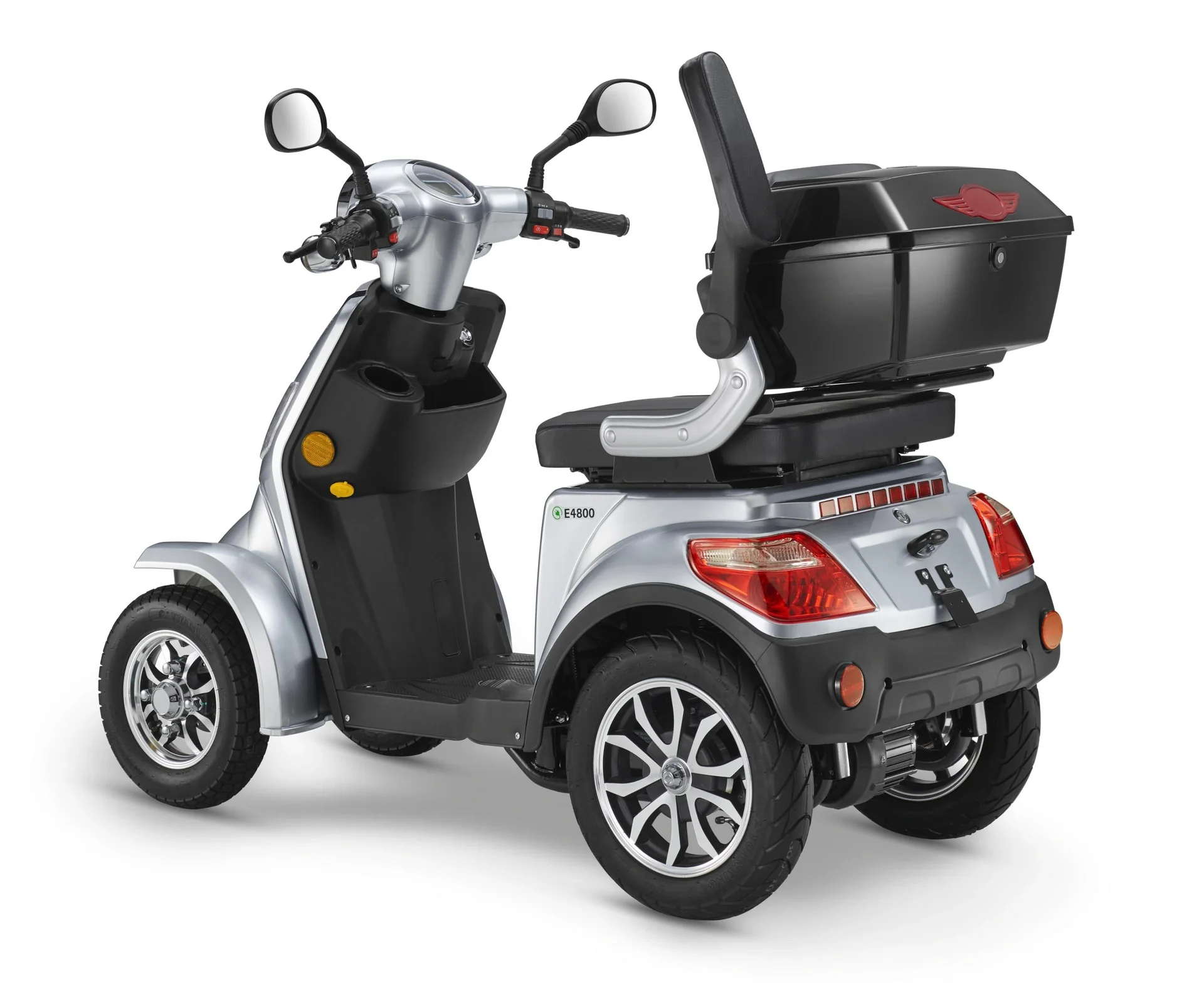 E-Vierrad Luxxon E4800 20 km/h (Mofa-Klasse), keine Helmpflicht, silber - 2