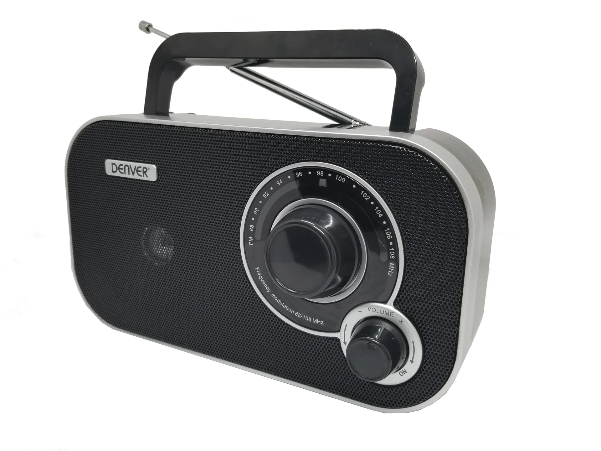 Tragbares UKW-Radio in schwarz - 1