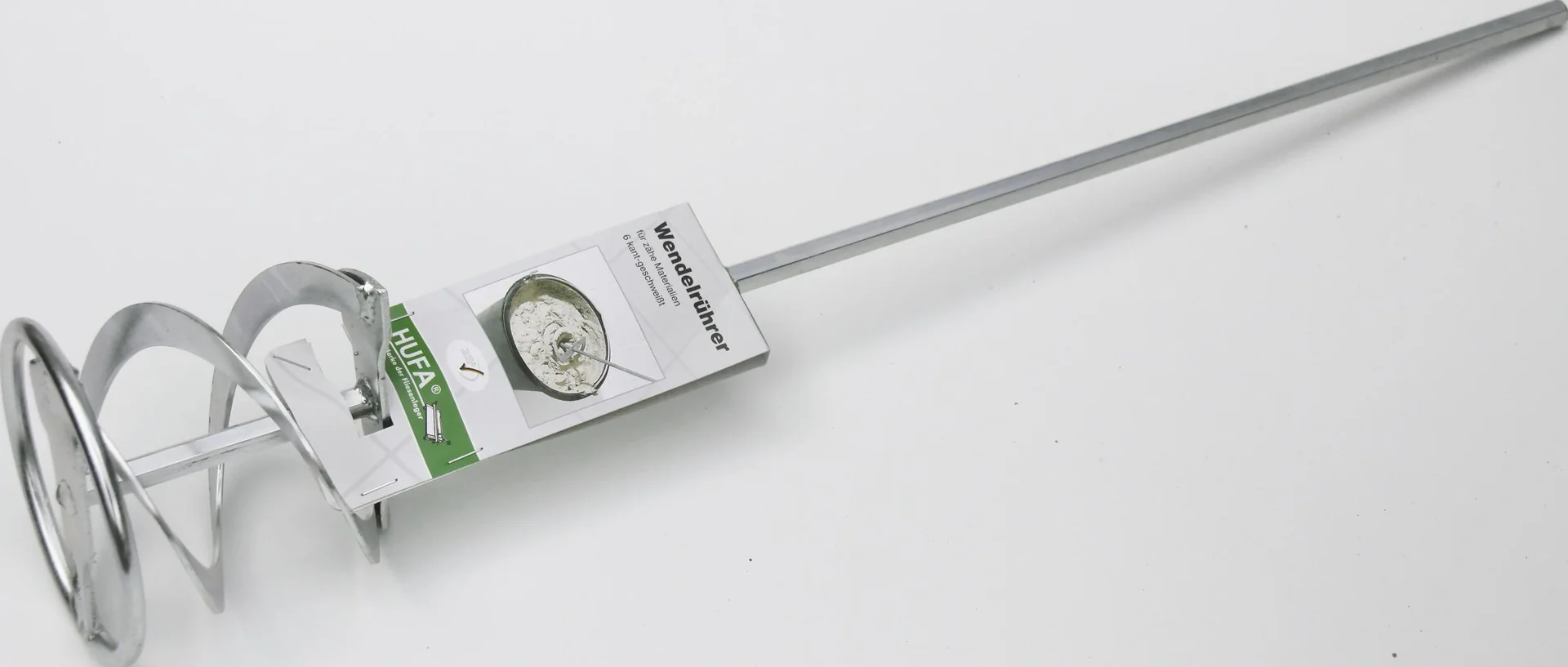 Wendelrührer, mit M14 Gewinde, 135 x 600 mm - 1