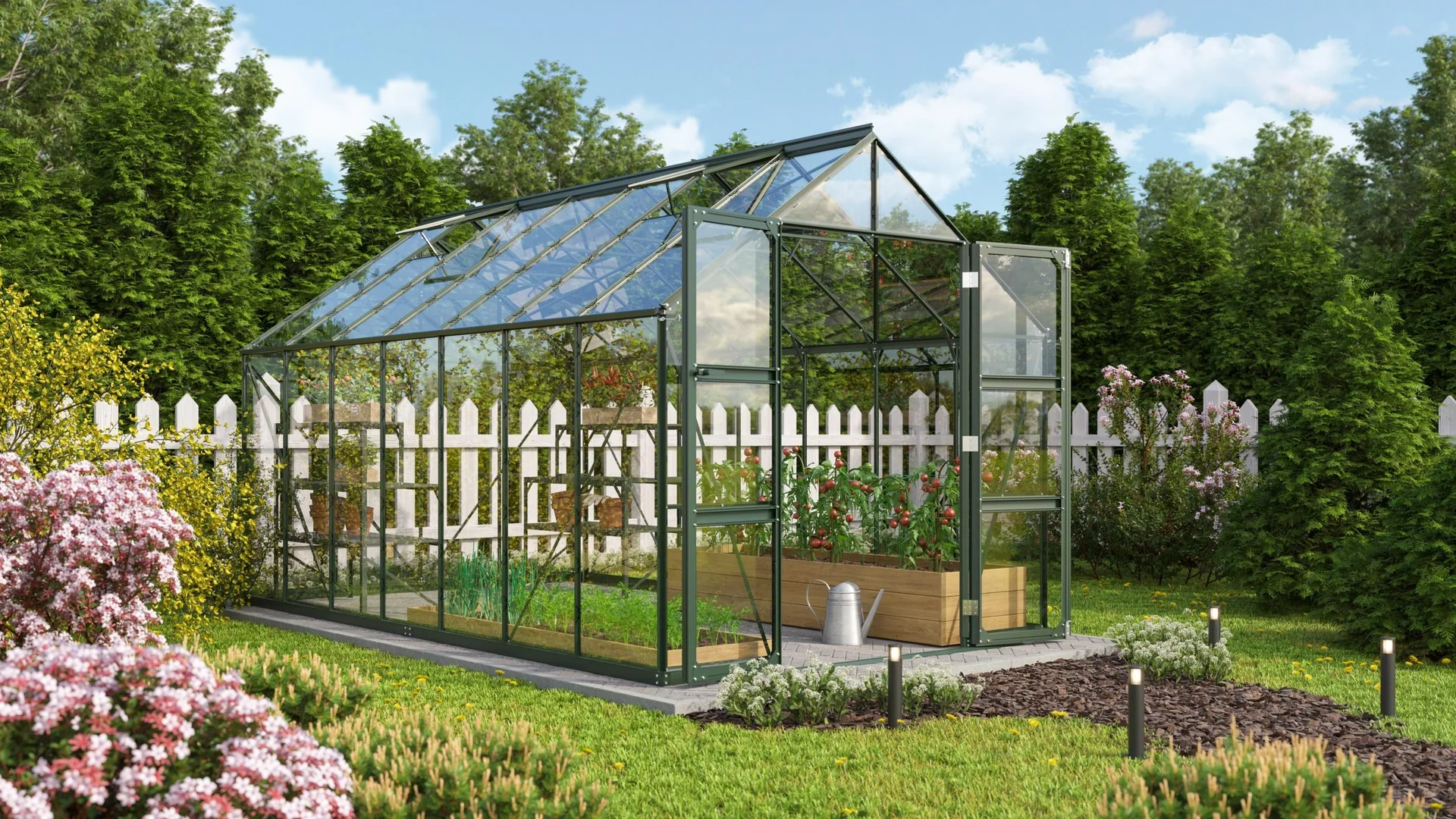 Gewächshaus Domus 11500 ESG smaragd - 2