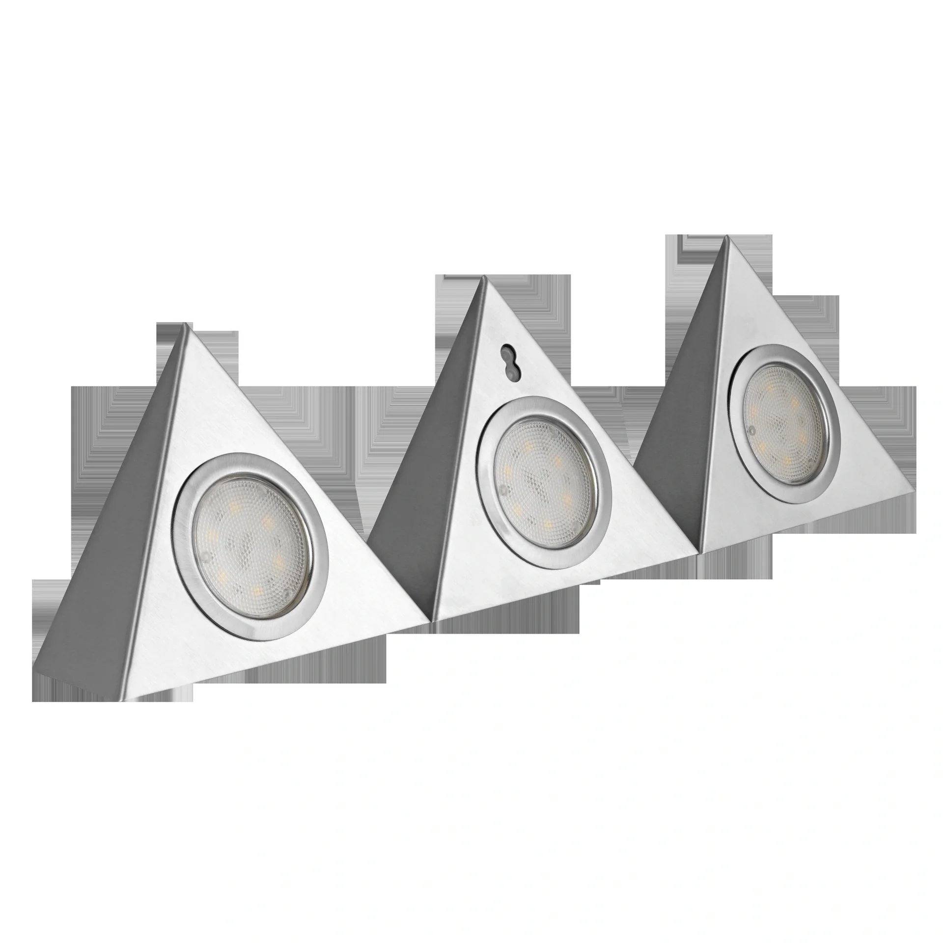 LED Unterbauleuchte TRIANGLE SENSO mit Sensor 3 x 2,5 W Farbe silber - 5