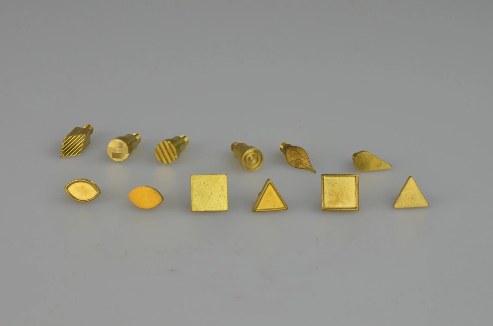 Brennstempel Set 12-teilig, Quadrat, Dreieck usw. - 3