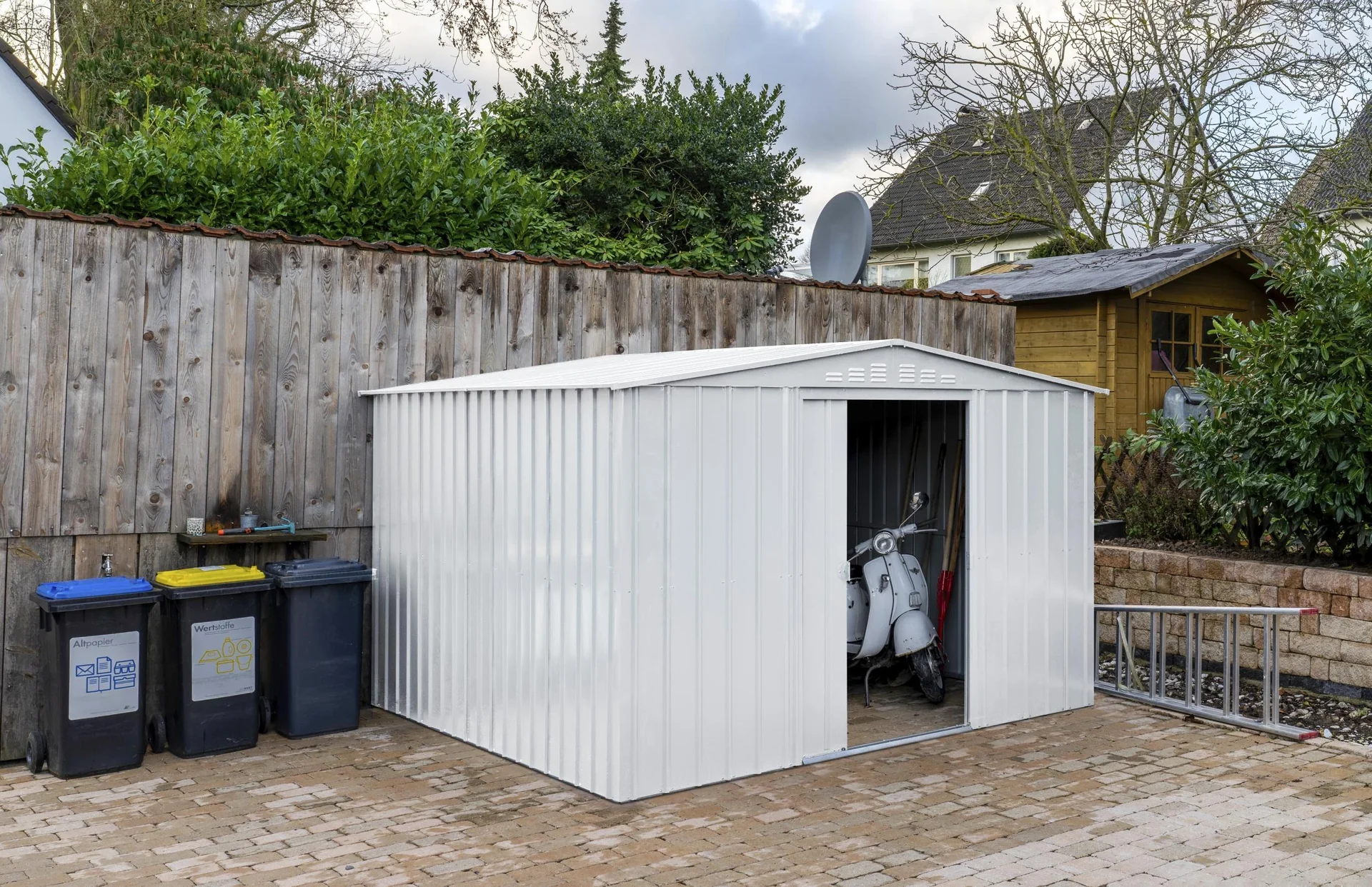 Gerätehaus Gartenmanager Dream 1010 H 178, metallic - 4