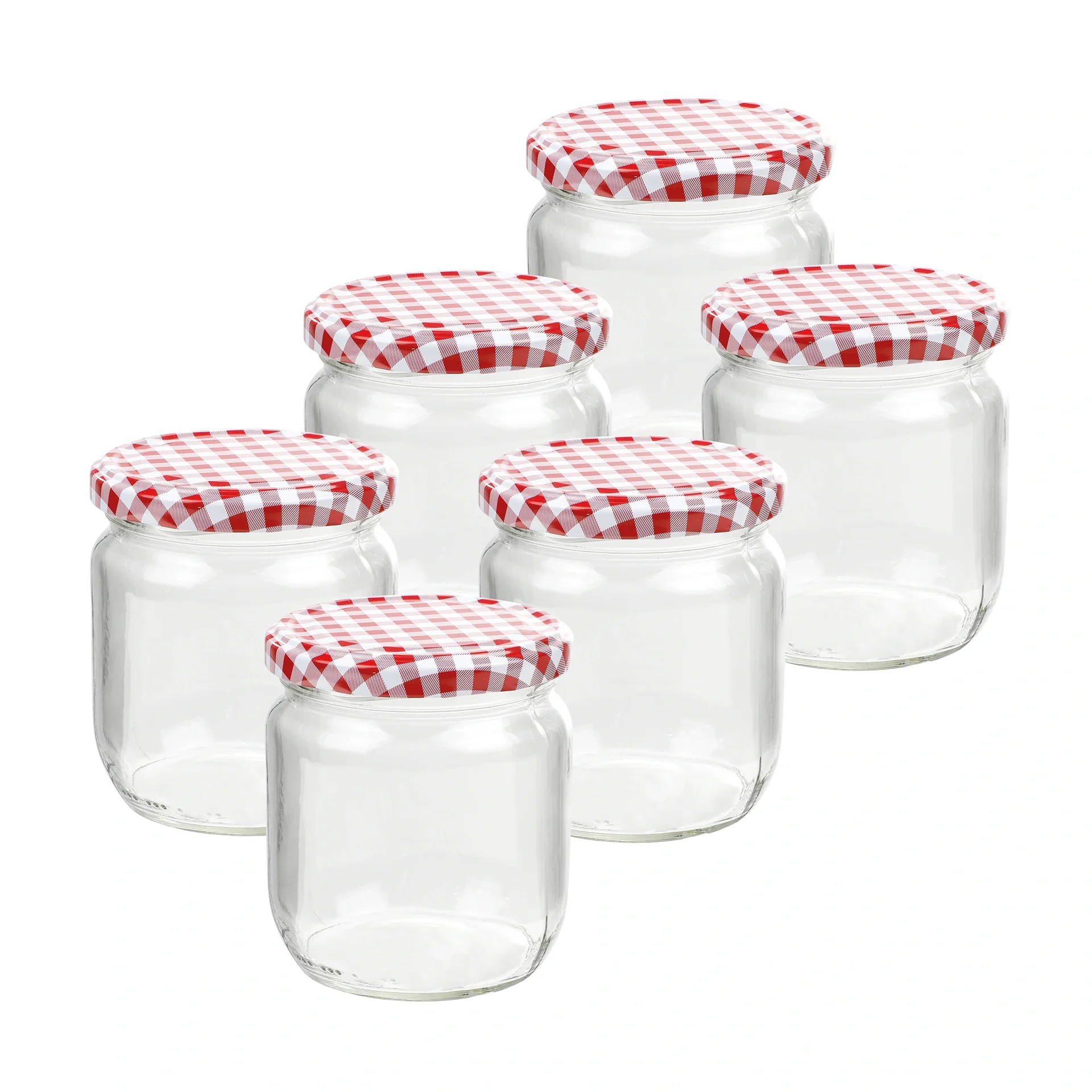 Einmachglas 425 ml, rund, 6er Set - 4