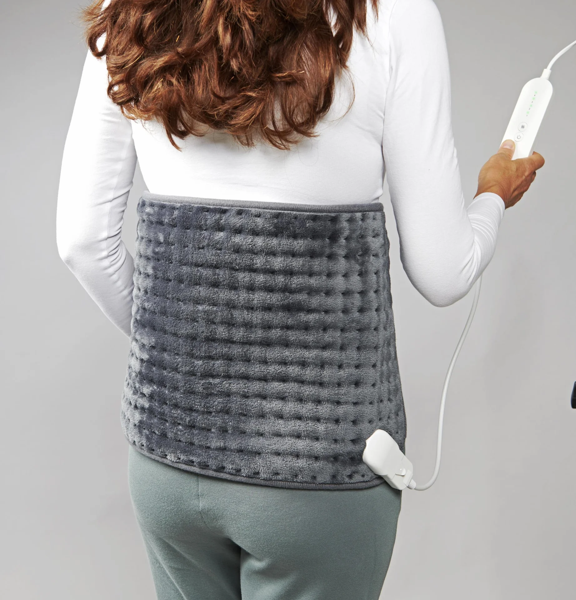 Elektrische Heizmatte / Heizdecke mit 4 Heizstufen, Flanell-Fleece, 30 x 60 cm, 110 Watt - 11