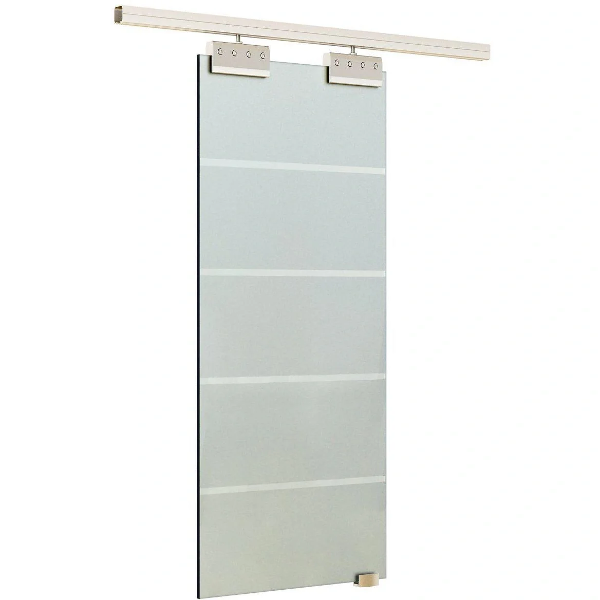 Glasschiebetür mit Handgriff - 3