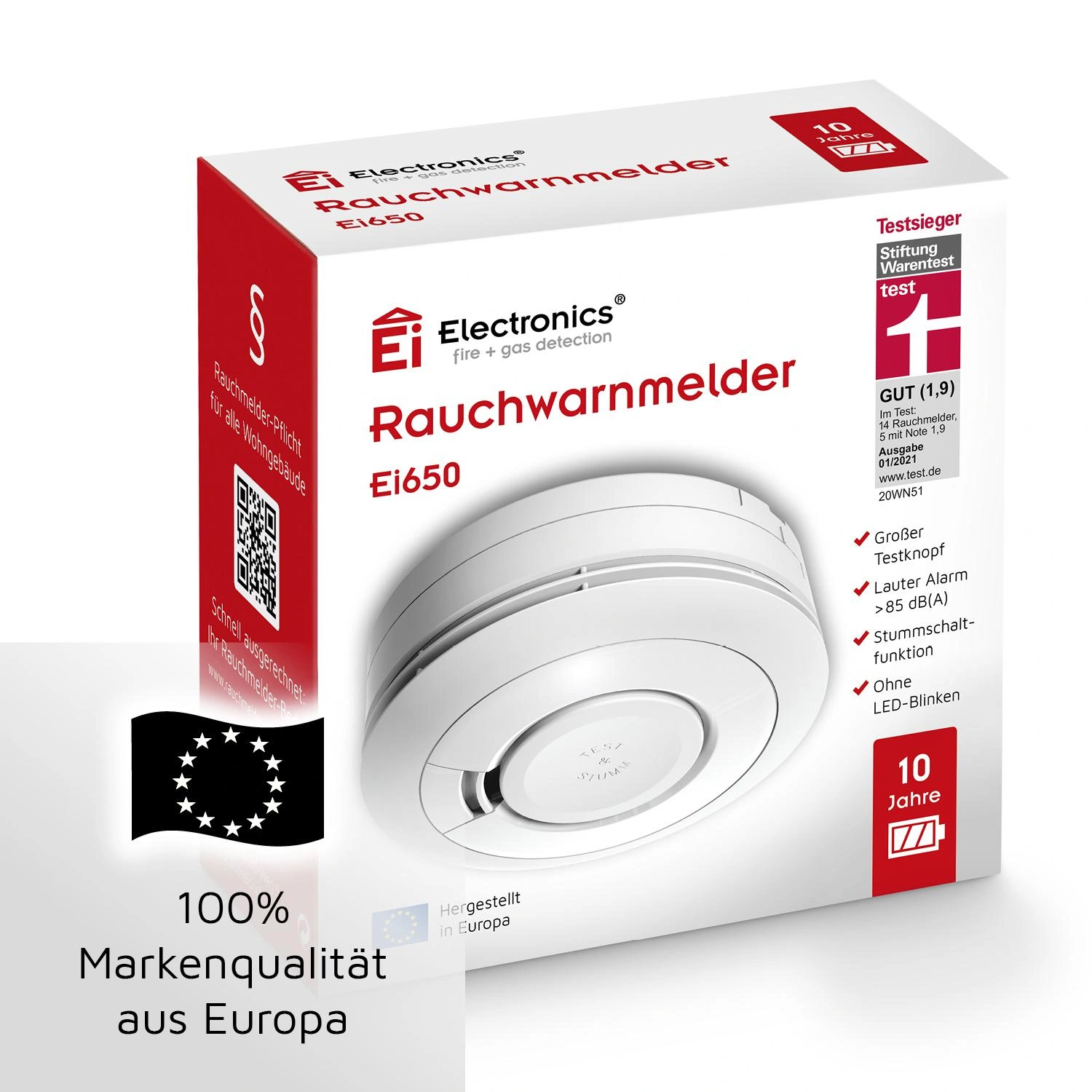10 Jahres Rauchwarnmelder EI650 - 8