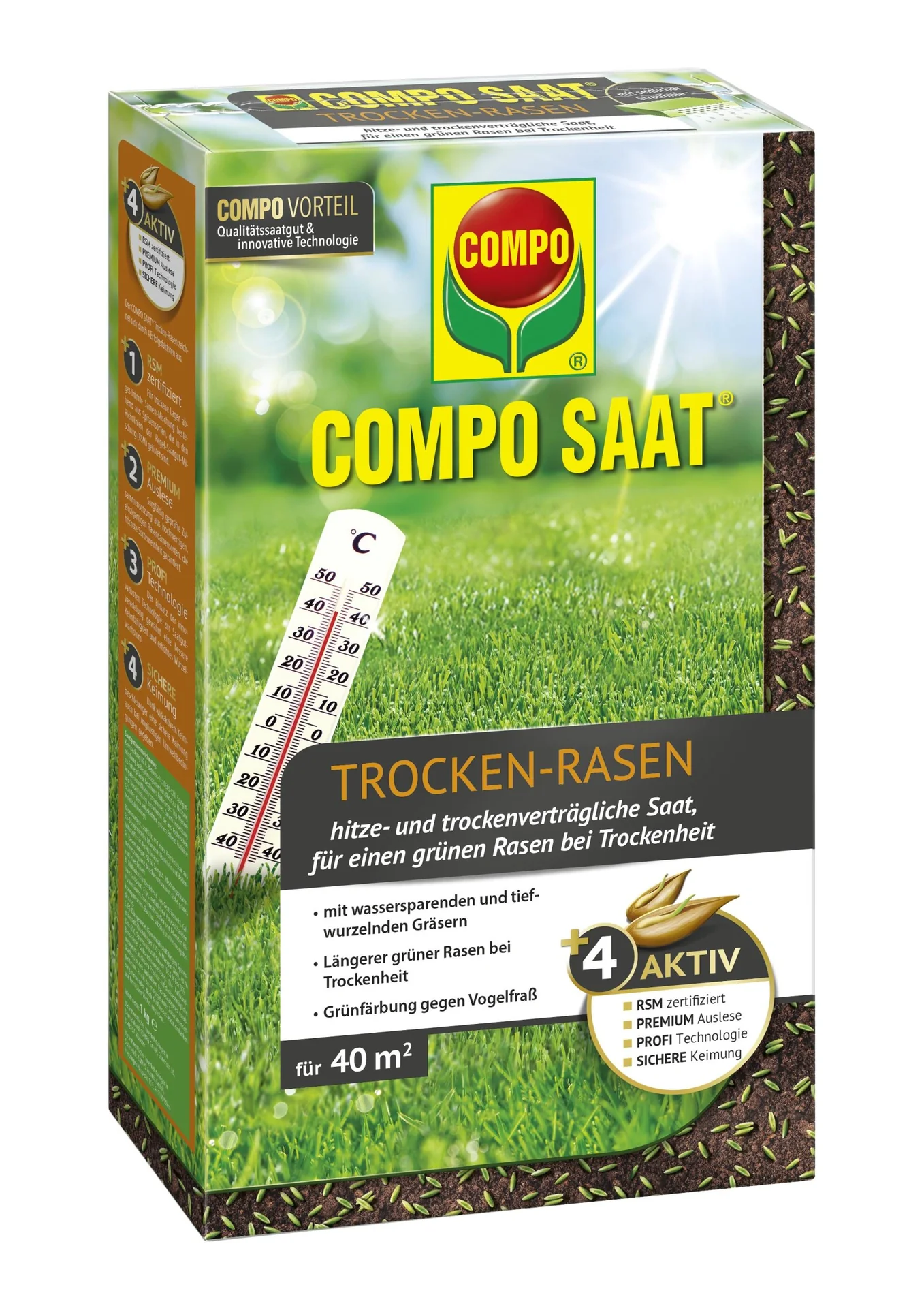 Trocken-Rasen "SAAT"- 1 kg - 1