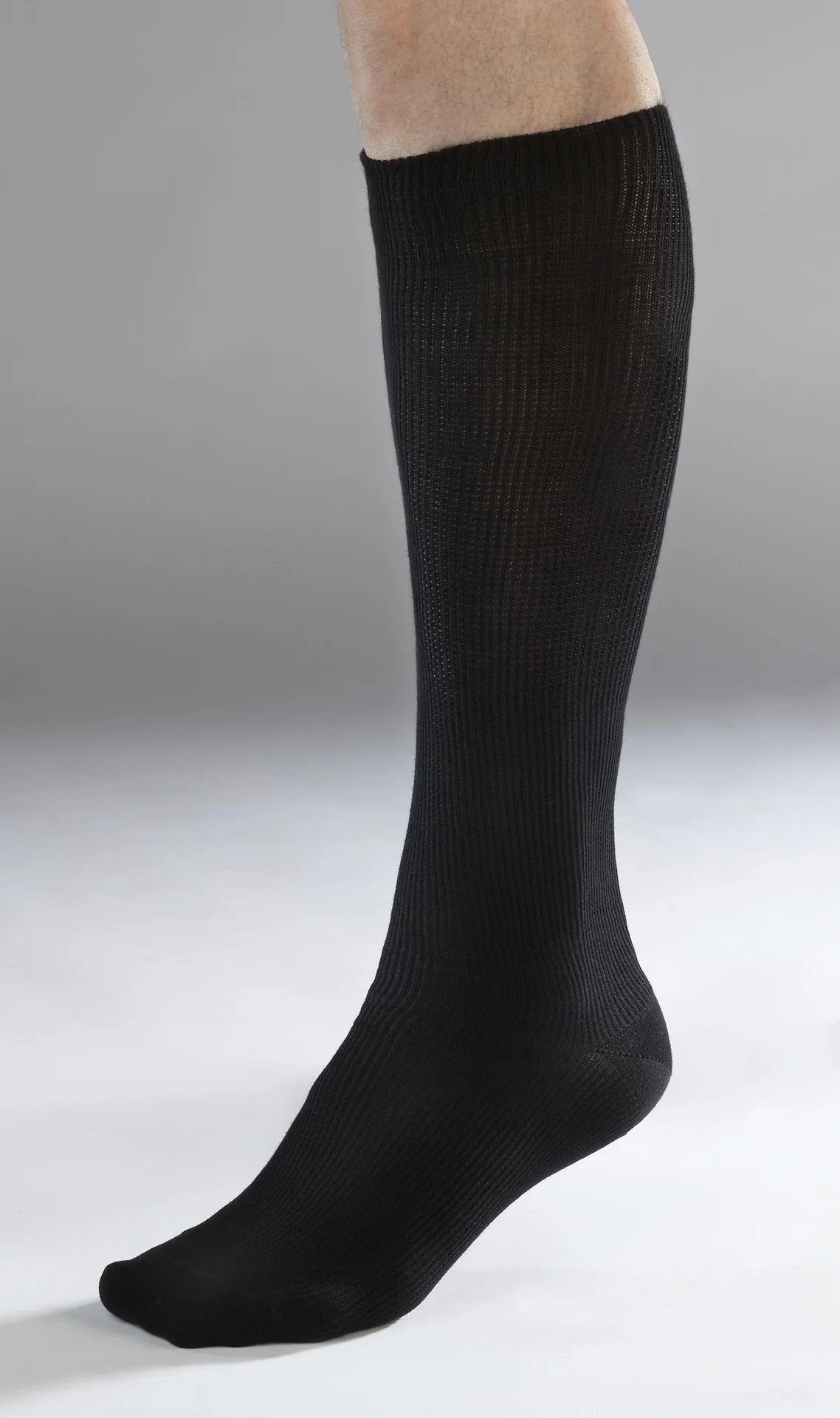 Stützkniestrumpf, schwarz, Größe 42/43 - 6