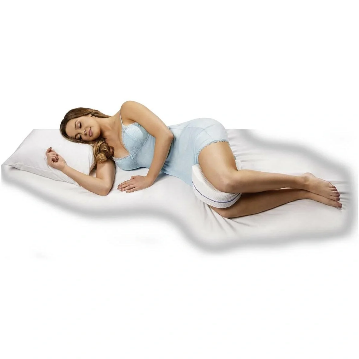 Beinkissen "Comfy Air" mit Memory-Schaum - Orthopädisches Kniekissen - 9