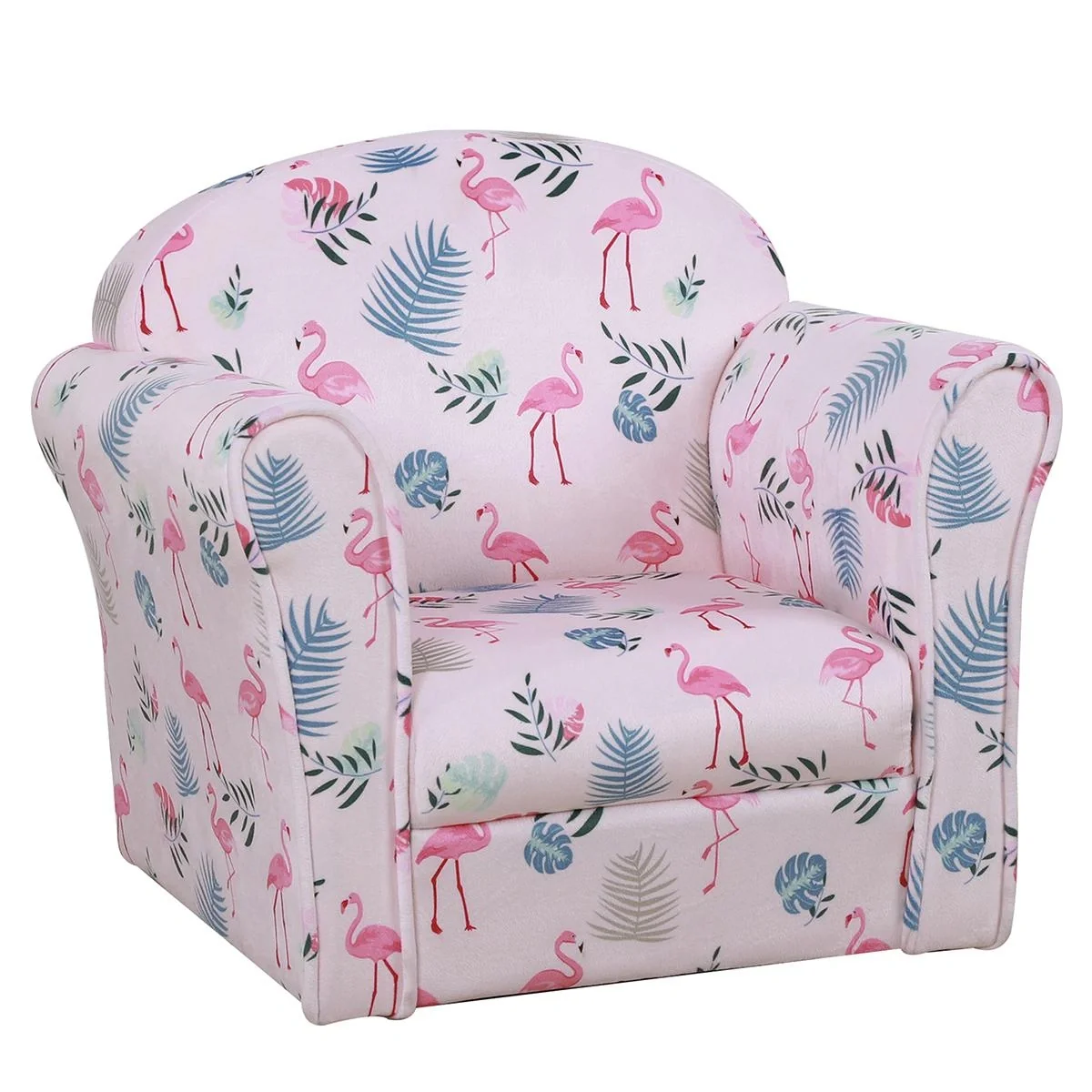 Kindersessel mit Flamingo-Muster - 1
