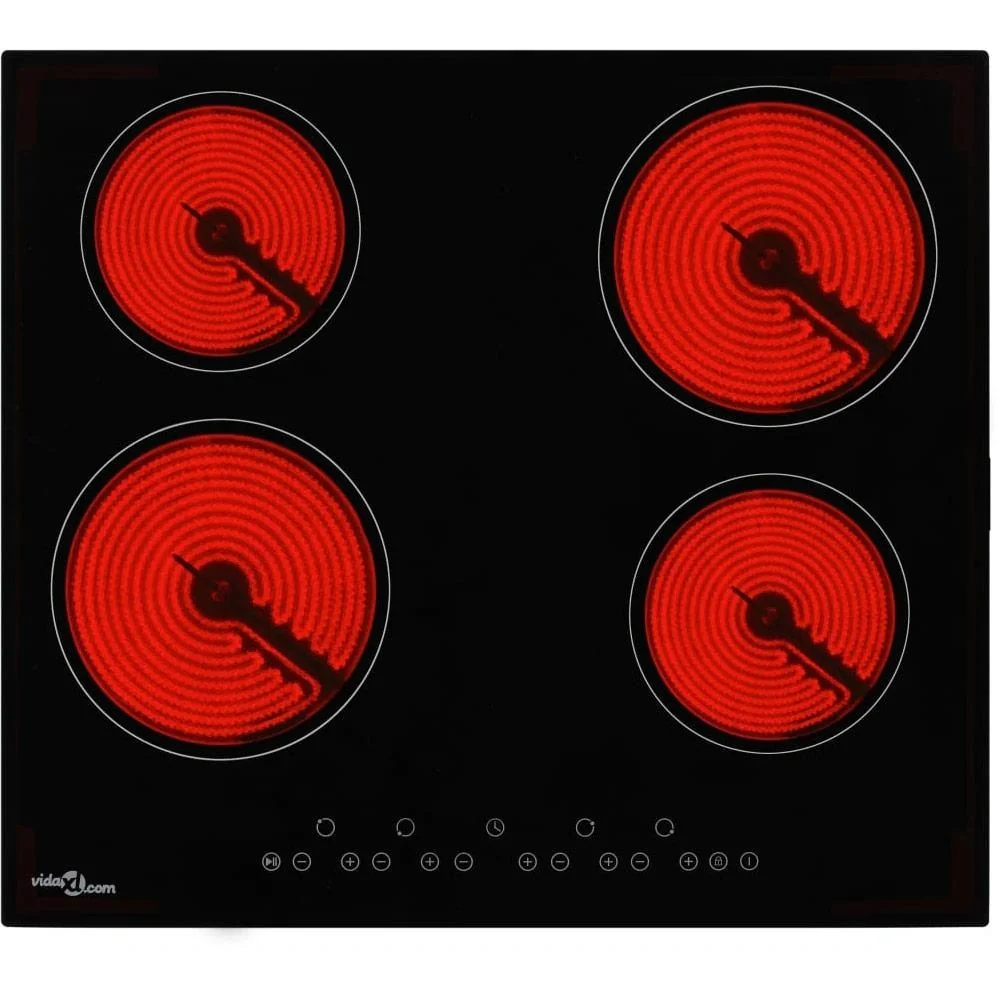 Cerankochfeld mit 4 Kochzonen, Touch Control 6000 W - 3