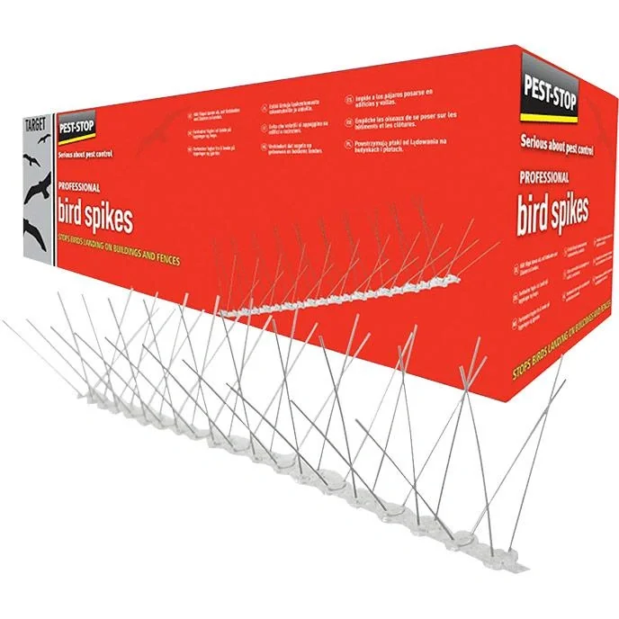 Taubenzapfen - 10 x 500mm - Metallstreifen 5 Meter - 1