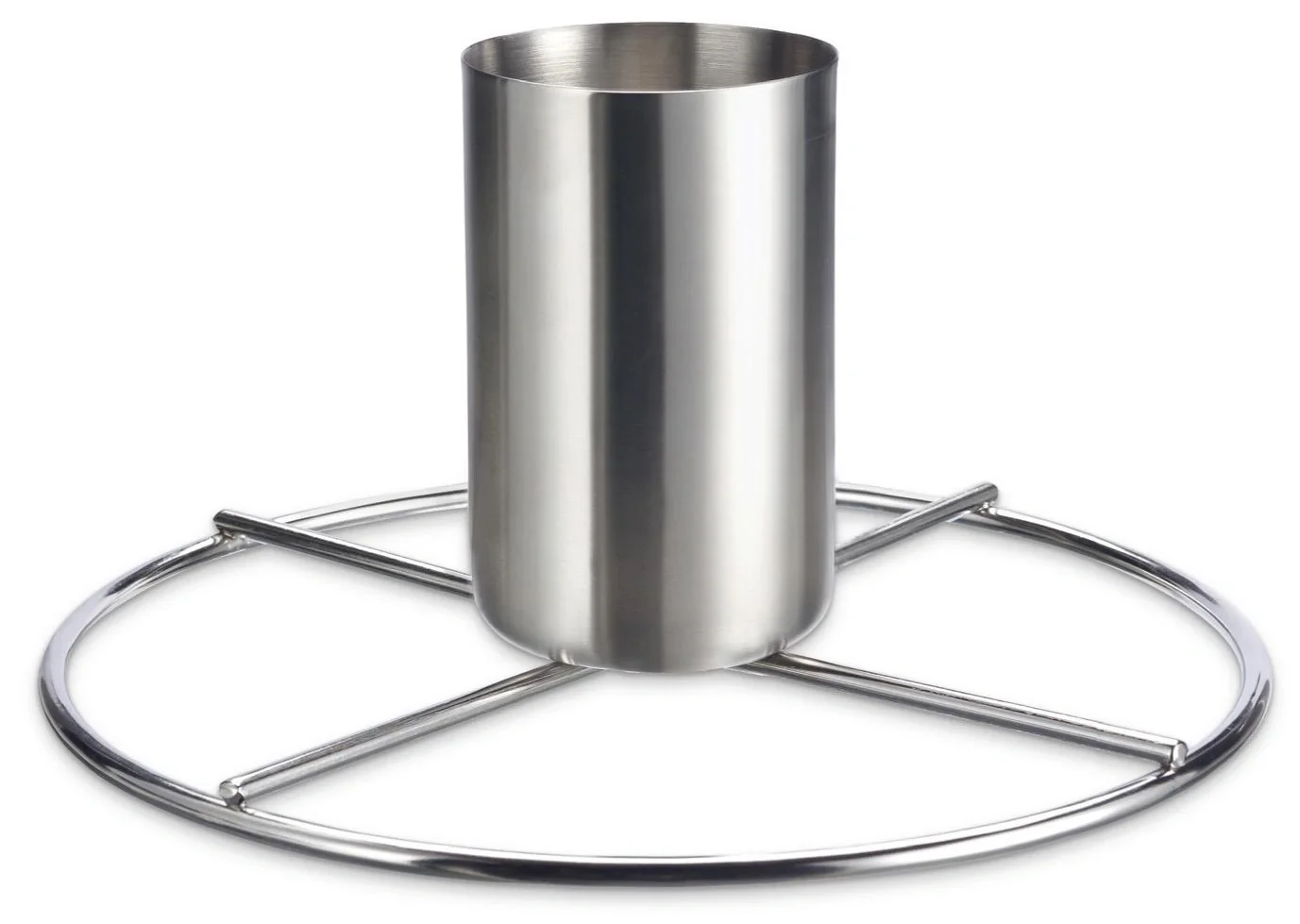 Grill-Hähnchenhalter mit Aromabehälter, Edelstahl - 3