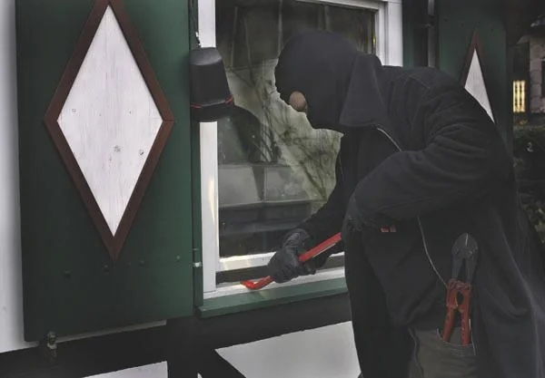 Fenstergriff, abschließbar, mit 2 Schlüsseln, Farbe weiß - 3