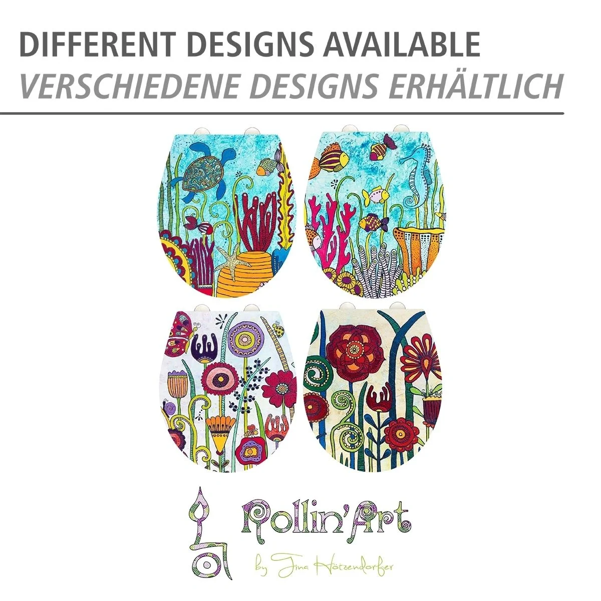 WC-Sitz Ocean Life, Rollin'Art Toilettensitz - 8
