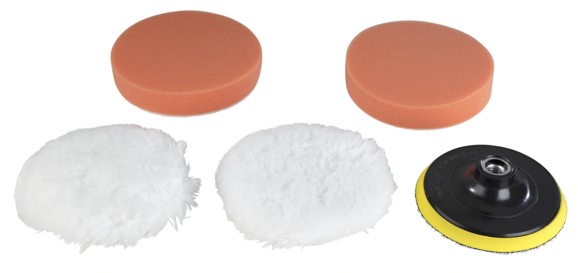 Polier-Set, 5-teilig, 115 mm - 1