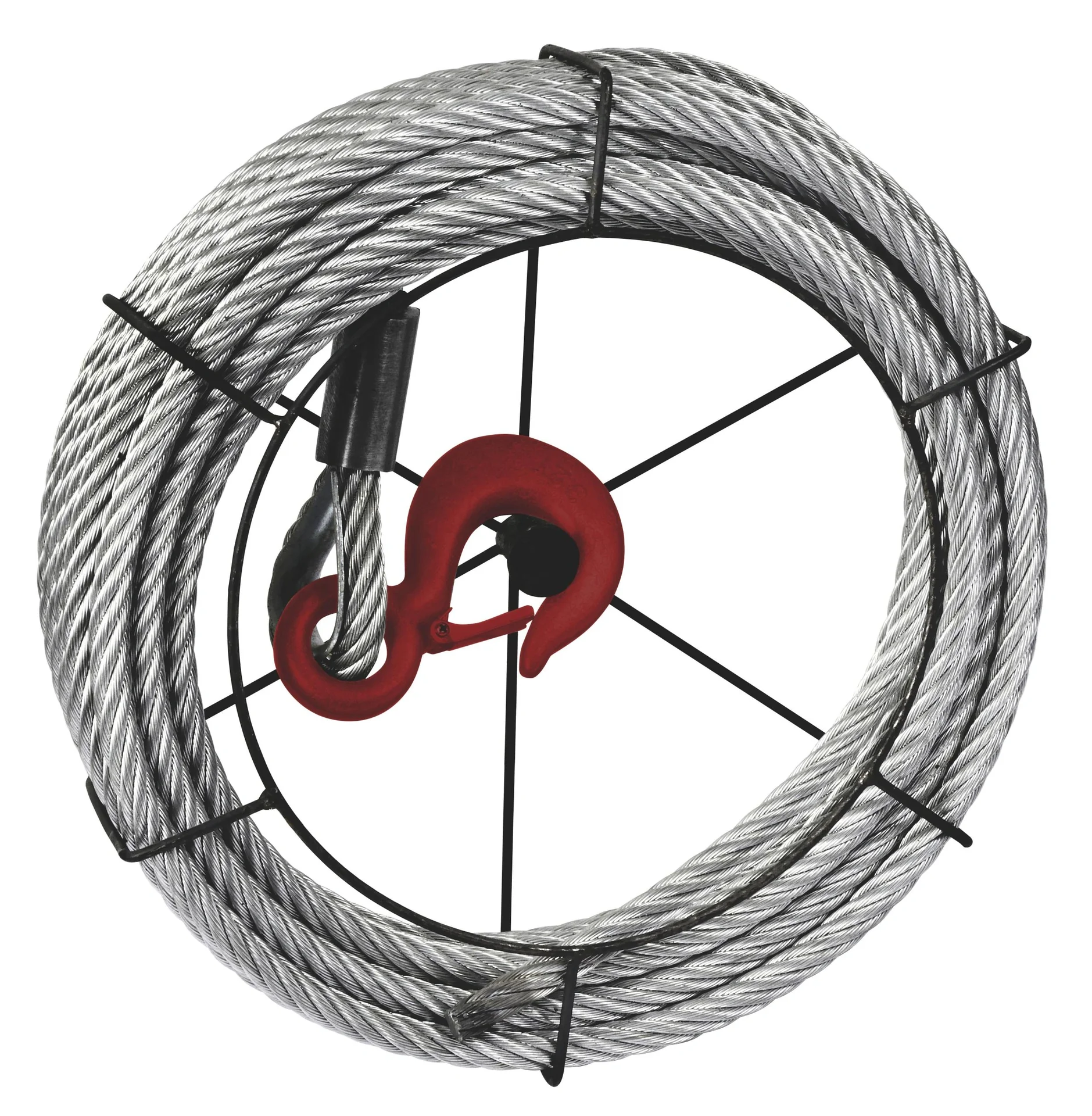 Zugseil für Seilzuggeräte, Seillänge 20 m, Nutzlast 800 kg, Ø: 8,3mm - 1